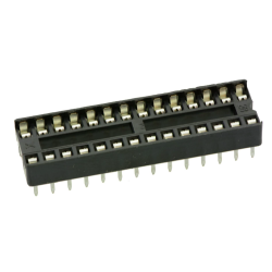 SOCKET IC 28P DIP THT