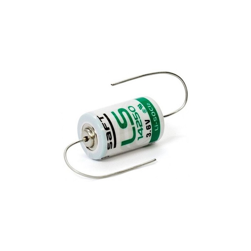 PILHA LÍTIO Li-SOCI2 1/2AA 3,6V 1200mAh C/ARAMES