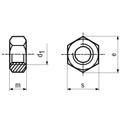 PORCA M3 AÇO 5,5mm