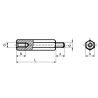 ESPAÇADOR M3 AÇO 10mm
