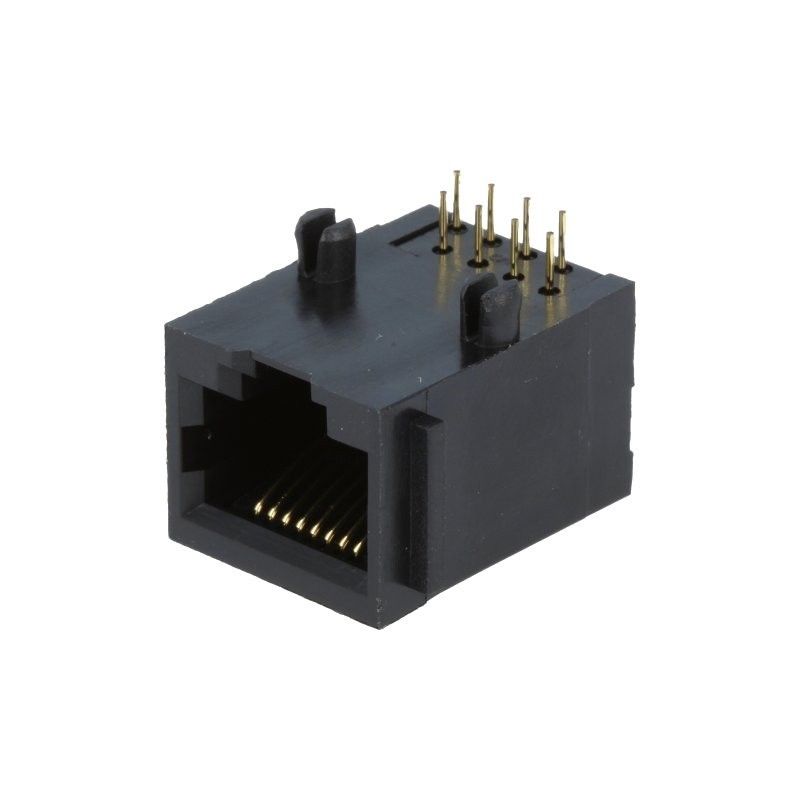 CONECTOR RJ45 8 PINOS PARA PCB – 8P8C